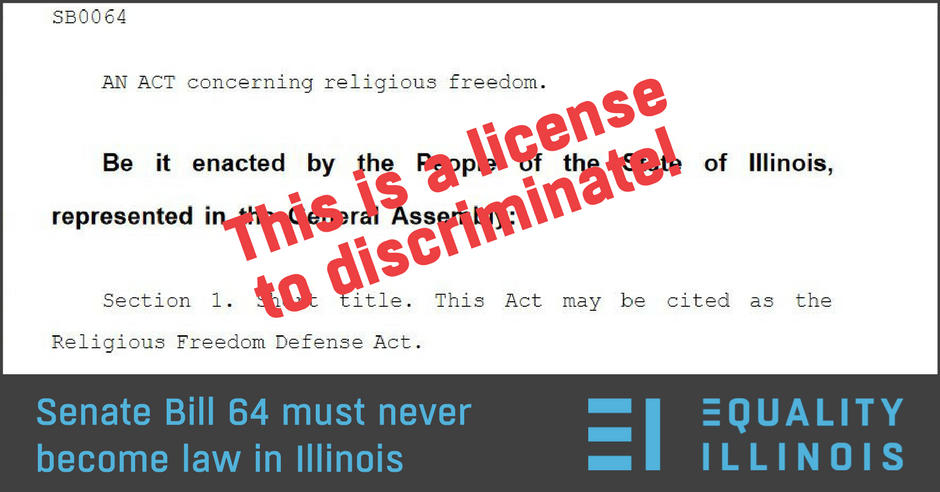 License to Discriminate Bill 2017 V2