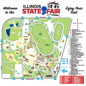 The many amenities offered here on the illinois state fairgrounds will be of great assistance to you in hosting your event, large or small. Il State Fairgrounds Map : Illinois State Fair 2017 « Equality Illinois