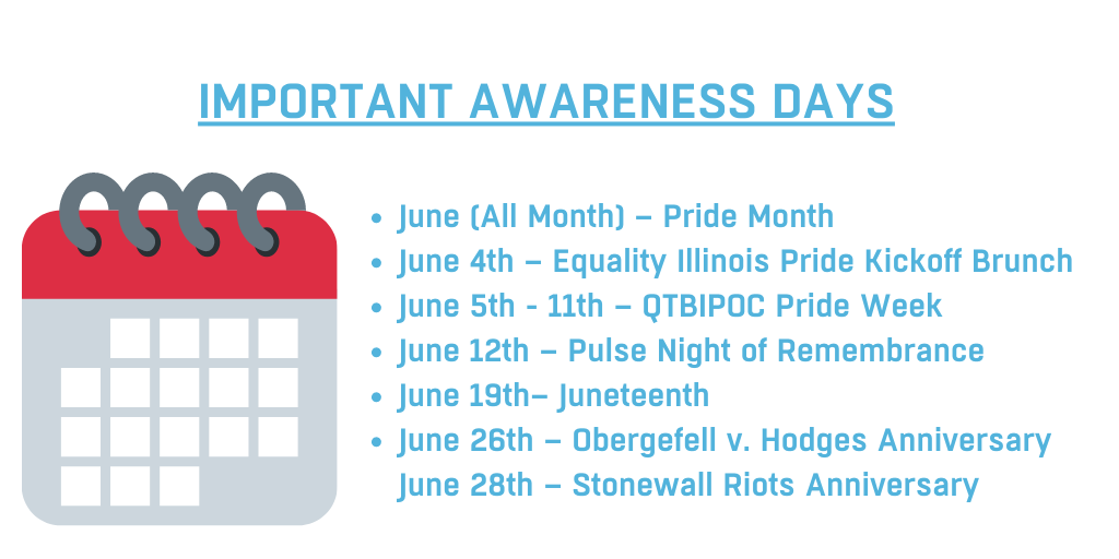 LGBTQ Awareness EVENTS CALENDAR- June a
