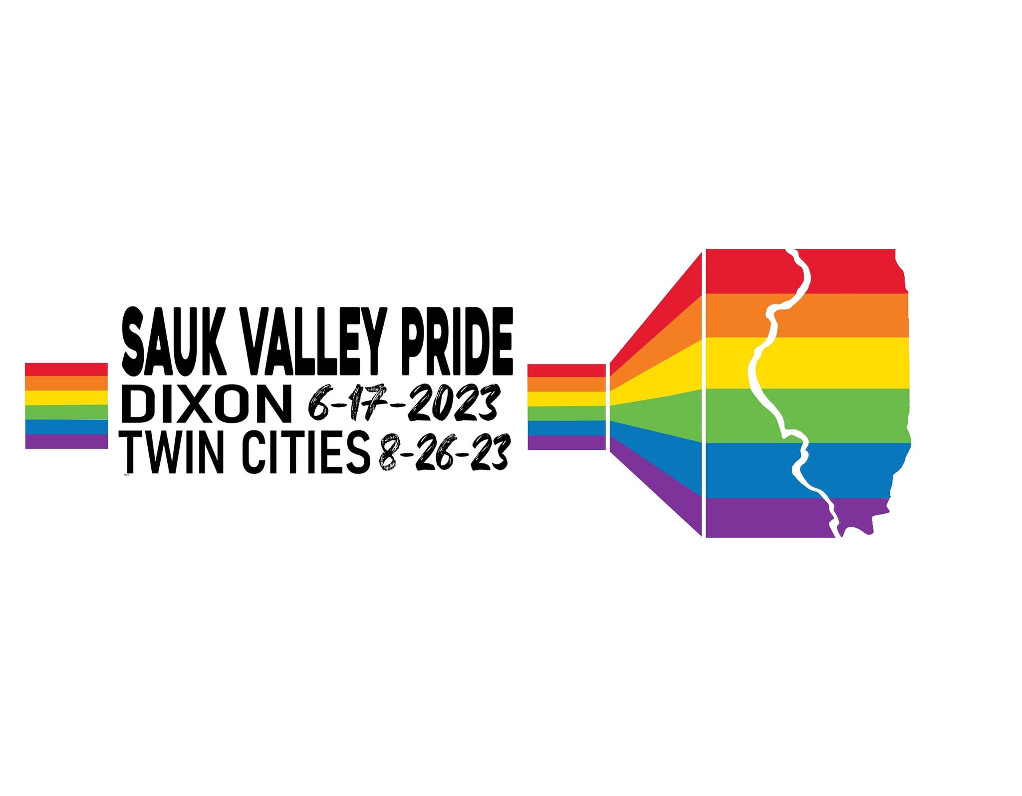 Sauk valley pride graphic