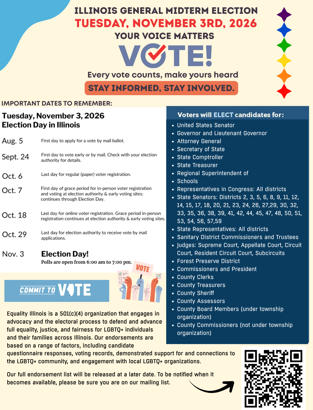 2026 EQIL General Election graphic- social media